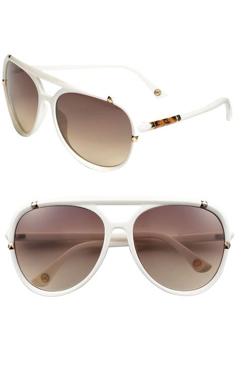 michael kors white framed womens sunglasses|michael kors women's sunglasses sale.